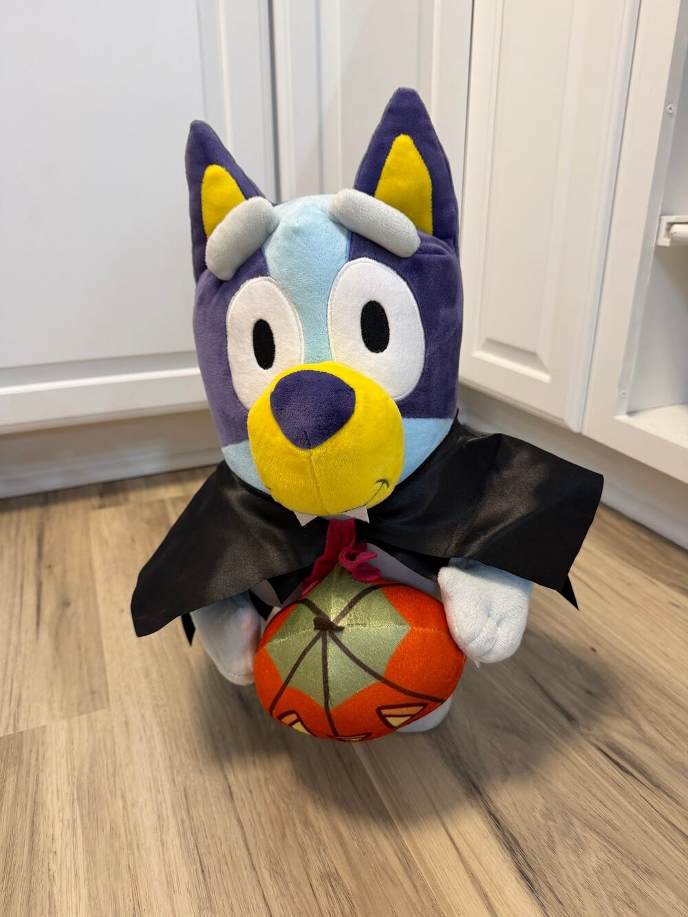 Bluey Halloween 2024 Vampire & Pumpkin Plush Greeter Standing Decor Disney